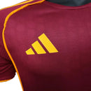 CAMISA VERSÃO PLAYER DO ROMA 25/26 VERMELHO